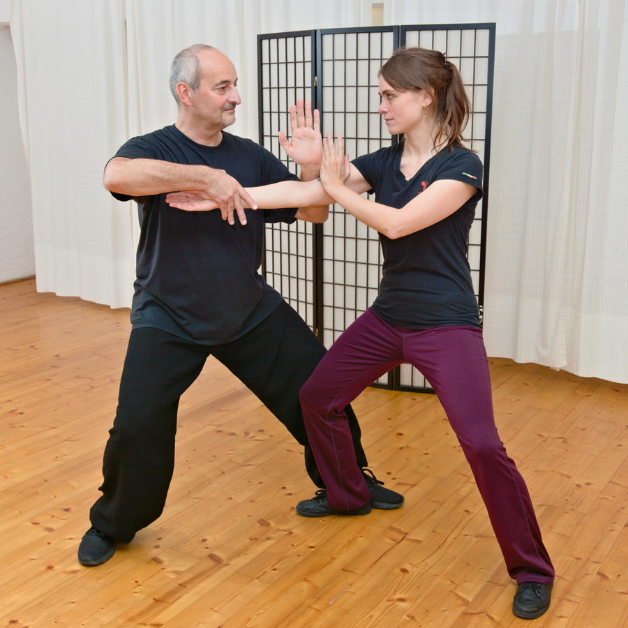 Katrin und klaus demonstrieren Tuishou